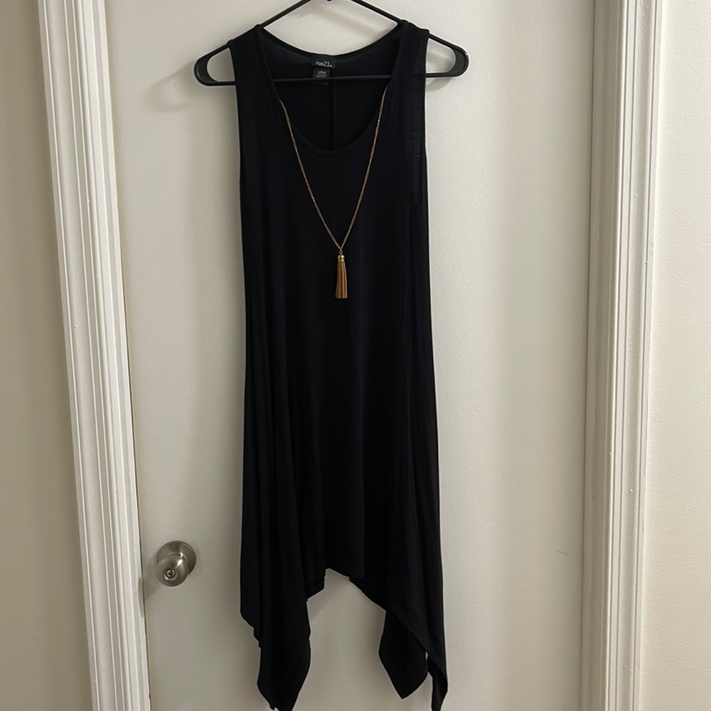 Black tank top dress